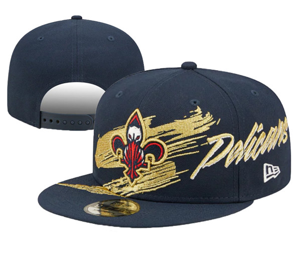 New Orleans Pelicans Stitched Snapback Hats 005